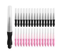 Lot de 30 mini brosses à sourcils et cils portables - Outil d'étirement d'extension de cils avec couvercle - interdentaire et soin buccal pour sourcils