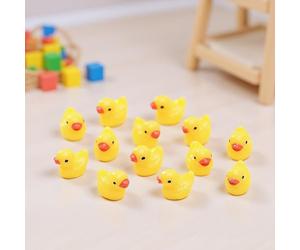 Lot de 30 mini figurines de canards pour décoration de maison de poupée ou accessoires de jardin