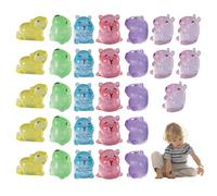 Lot de 30 Mini Figurines Lumineuses en résine pour Mini-Capybara, Animaux Mignons et Mignons, Qui Brillent dans Le, pour Jardin féerique, Micro-Paysage, décoration de gâteau