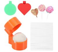 Lot de 30 moules à cake pop, emporte-pièces en forme de boule et de cœur, accessoires pour cake pops, desserts à la maison, fêtes d'anniversaire et de mariage