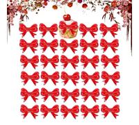 Lot de 30 nœuds pour décoration de cupcake - Pour anniversaire, Noël, mariage, vacances, fiançailles, repas, apéritifs, cocktails, boissons