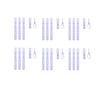 Lot de 30 organiseurs de cordons élastiques en silicone faciles à utiliser pour regrouper et fixer des fils