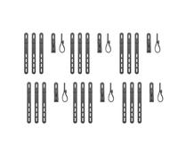 Lot de 30 organiseurs de cordons élastiques en silicone pour regroupement de fils simples et élastiques