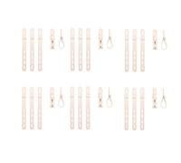 Lot de 30 organiseurs de cordons élastiques en silicone pour regroupement de fils simples et élastiques