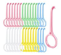 Lot de 30 outils de retrait dentaire colorés pour alignement orthodontique crochet pour appareils dentaires