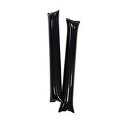 Lot de 30 paires d'Applaudisseurs gonflables bruyants en plastique, articles de fête et d'animation. Bâtons cotillons idéaux pour football, fêtes, anniversaires, communion (60, noir)