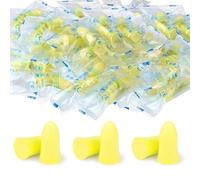 Lot de 30 paires de bouchons d'oreille en mousse ultra doux, 36 dB SNR, réduction du bruit, protection auditive, voyage, tir, travail, concentration, chantier, jaune