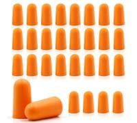 Lot de 30 paires de bouchons d'oreilles anti-bruit orange - Réduction du bruit 38 dB - En mousse ultra douce - Protection contre le bruit - Pour ronflement - Apprendre à voyager