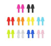 Lot de 30 paires de bouchons d'oreilles en silicone pour dormir - Étanche - Protection contre le bruit