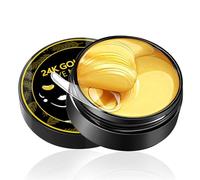 Lot de 30 paires de coussinets hydratants pour les yeux, au collagène doré 24 carats, hydratant, anti-âge, poches éliminant les cercles sombres et gonflement