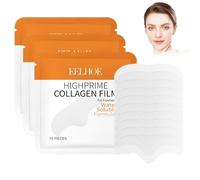 Lot de 30 patchs faciaux micro-aiguilles pour le front, les rides de colère, garde la peau humide et douce et repulpe l'humidité de la peau, lisse les ridules et les ridules