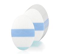 Lot de 30 patchs imperméables pour douche 4,4 x 6,8 cm/1,7 x 2,7 pouces, patch d'oreille étanche adhésif transparent, pansement transparent imperméable respirant (ovale)