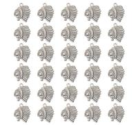 Lot de 30 pendentifs tribaux pour fabrication de bijoux - Accessoire de mode pour la fabrication de bijoux uniques et les accessoires d'artisanat, taille unique, Comme décrit, Comme décrit.