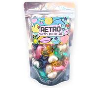 Lot de 30 perles de bain rétro assorties, formes et parfums variés. Animaux, cœurs, étoiles, perles. Idéal pour remplir les chaussettes, cadeau insolite, Père Noël secret