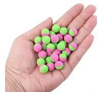Lot de 30 perles pour pêche à la carpe européenne, pour les techniques de pêche, y compris l'alimentation et les particules pour la pêche (30 pièces par flacon, vert-violet)
