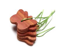 Lot de 30 pièces en bois de cèdre, blocs de cèdre, anneaux de cèdre pour armoires et tiroirs, Butterfly-shaped