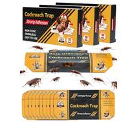 Lot de 30 Pièges à Cafards et Blattes - Piège Anti Cafard Puissant Non Toxique - Attrape-Cafards Collant Efficace pour Maison, Cuisine, Garage et Cave