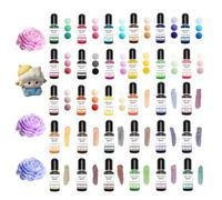 Lot de 30 pigments de couleur pour poudre de coulée, peinture pour béton, peinture pour poudre de coulée, pigments de couleur pour béton, peinture en poudre de coulée, production de bricolage