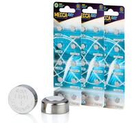 Lot de 30 piles alcalines 1,5 V LR41, 192, 92 A, LR736 et AG3 - Piles bouton pour appareils auditifs, amplificateurs, horloges, jouets, télécommandes, calculatrices, lasers, alimentation longue durée,