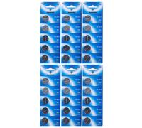 Lot de 30 Piles bouton plates lithium 3V type CR2016 compatibles DL2016/ECR2016/SBT11/BR2016/208-202/208-204/208-206 - Visiodirect