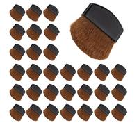 Lot de 30 pinceaux de maquillage jetables pour joues - Mini pinceaux multifonctions pour poudre libre - Outil de beauté pour cheveux doux - Pour filles et femmes - Mélange de liquide, crème ou