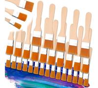 Lot de 30 pinceaux plats - Pinceaux de peinture - Pinceaux de peinture - Pinceaux de peinture - Pinceaux de peinture - Pinceaux de peinture - Pinceaux de peinture - Pinceaux de peinture - Pinceaux