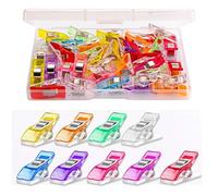 Lot de 30 pinces à coudre polyvalentes de qualité supérieure - Couleurs assorties - Pour fournitures de couture et outils d'artisanat