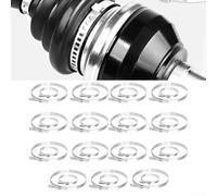 Lot de 30 pinces à sertir en acier inoxydable pour coffre de CV - Pinces à sertir pour bottes d'essieu de transmission automobile - 50-120 mm - Grandes pinces de 20 à 50 mm