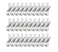 Lot de 30 pinces de protection de piscine en acier inoxydable pour protéger les couvertures de piscine et les serviettes
