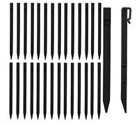 Lot de 30 piquets d'ancrage de Jardin en Plastique très résistants pour Maintenir Le Fond du Filet de Jardin