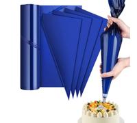 Lot de 30 poches à douille jetables de 53,3 cm d'épaisseur, bleu extra épais, poches à douille robustes pour cupcakes, gâteaux, desserts et toutes les applications de décoration de pâtisserie
