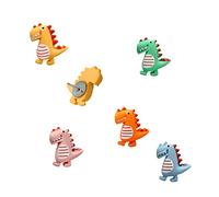 Lot de 30 punaises décoratives en forme de dinosaure mignon pour photo, mémo, note, dessin, tableau en liège, accessoires de bureau