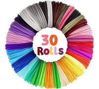 Lot de 30 recharges de filament PLA pour stylo 3D, 1,75 mm pour stylos 3D, 1,75 mm pour stylos 3D, couleurs multiples