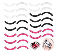 Lot de 30 recharges en silicone compatibles avec Revlon 2025 pour recourbe-cils - Boîte de rangement haute transparente (3 couleurs)