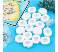 Lot de 30 ressorts auto-adhésifs pliables pour la fabrication de cartes - 3,8 x 3,2 cm