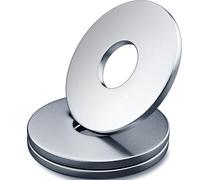 Lot de 30 rondelles M8, HOLMOL M8 x 24 mm, rondelles de carrosserie 304, rondelles en acier inoxydable M8 pour vis, rondelles plates pour vis et boulons