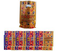 Lot de 30 Sachets de Bonbons et Biscuits, Dog Footprints Sacs Cadeaux, Cadeaux pour Bonbons, Sachet Anniversaire Enfan，Décoration D'anniversaire Noël