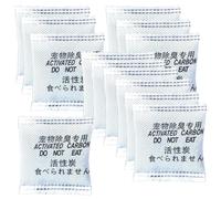 Lot de 30 sacs absorbeurs d'odeurs de charbon actif naturel pour animaux de compagnie ; 10 g/paquet de désodorisant pour zones d'animaux domestiques ; maison, voiture, placard, chaussures, cave