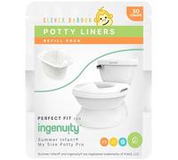 Lot de 30 sacs de propreté compatibles avec Summer Infant My Potty Pro - Solides, étanches, sans danger pour les bébés, ajustement parfait Clever Baboon