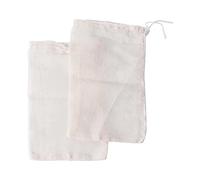 Lot de 30 sacs filtrants à cordon de serrage, filtre réutilisable pour thé aux épices, sacs d'emballage alimentaire portables, pochette en maille fine (10 x 15 cm)