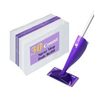 Lot de 30 serpillères de rechange pour balai Swiffer WetJet | Tampons jetables multi-surfaces | Convient à tous les sols de sécurité