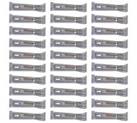 Lot de 30 supports de gouttière avec vis pré-insérées pour gouttières K Styles en aluminium et forets hexagonaux