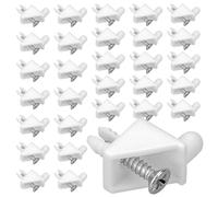 Lot de 30 supports de sol 5 mm blancs #101558 compatibles comme pièce de rechange pour supports d'étagère IKEA PAX, support de sol blanc pour la réparation d'armoires