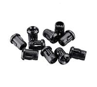 Lot de 30 supports LED 3 mm en plastique noir pour abat-jour diode à clip