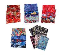 Lot de 30 tissus en coton de style japonais pour patchwork, patchwork avec différents motifs pour bricolage, scrapbooking, loisirs créatifs, 20 x 25 cm