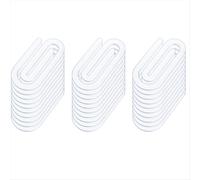 Lot de 30 trombones décoratifs géants en acrylique vierges par sublimation