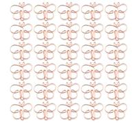 Lot de 30 trombones en métal en forme de papillon pour documents, cartes de notes, gestion d'images, 38 x 32 mm, marque-pages colorés, pinces latérales, marque-pages décoratifs