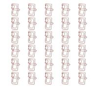 Lot de 30 trombones en métal pour livres, documents, petits marque-pages, lettres, cartes postales, photos, trombones en métal