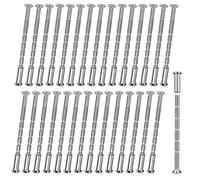 SenZee Lot de 30 vis à douille M3 avec douille M3 - Vis de raccordement - Vis de raccordement - 60 mm - Longueur réglable