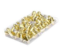 Lot de 30 vis à pousser en forme de cœur pour tableaux d'affichage, contre l'oxydation, attaches parisiennes murales en métal pour accrocher des photos, tendres